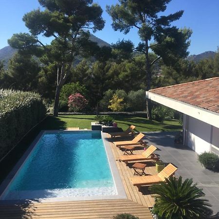 Chambre Luxe Dans Villa De Standing Avec Piscine, Acces Discret Et Independant, Terrasse Arboree Et Parking Prive La Valette-du-Var Dış mekan fotoğraf